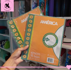 Repuesto N°3 x96 hojas "AMERICA"