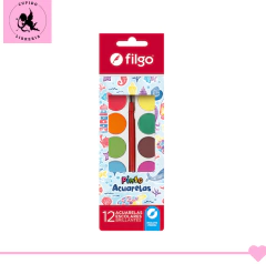 Acuarelas Pinto x12 colores