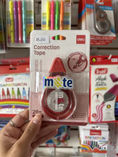 Cinta correctora mute x20mt - deli en internet