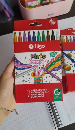 Marcadores escolares BORRABLES