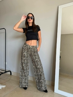 Wide Leg Savannah | Animal Print