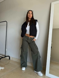 Wide Leg Gema | Verde Militar
