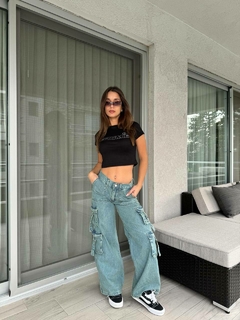 Wide Leg Gema | Oxido Verde - comprar online