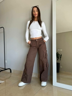 Wide Leg Gema | Marron