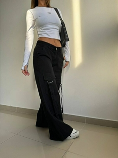 Wide Leg Mason | Negro - tienda online