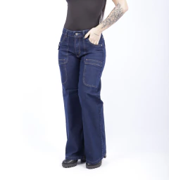 Wide Leg Sophie | Azul Oscuro - comprar online