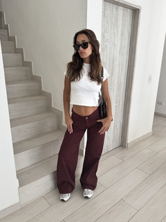 Wide Leg Sienna | Bordo
