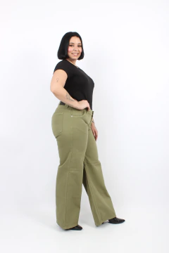 Wide Leg Amira Especiales | Verde pistacho - AYO Jeans