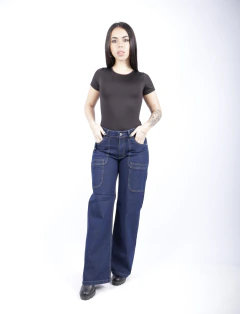 Wide Leg Sophie | Azul Oscuro - tienda online