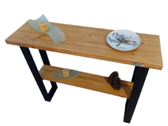 Mesa Recibidora Auxiliar Pino Premium Roble claro - comprar online
