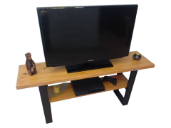 Mesa Rack de TV Madera maciza Roble Claro en internet
