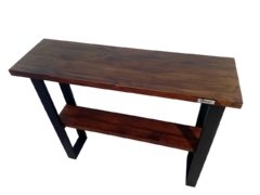 Mesa Recibidora Auxiliar Pino Premium Nogal - Danare