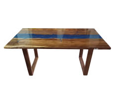 Mesas de madera maciza y Resina Epoxi en internet