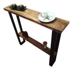 Mesa Recibidor Auxiliar de Madera Guayubira - comprar online