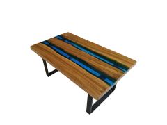 Mesas de madera maciza y Resina Epoxi - comprar online