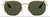 RAY BAN HEXAGONAL LENTE GREEN DE CRISTAL CLASICA ARMAZON GOLD ACER0 RB3548 CAL51