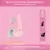 Onikuma K9 Headset Rosa Com Orelha De Gato Fofo Para Jogos,