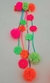 Hair Clip Neon Pompom