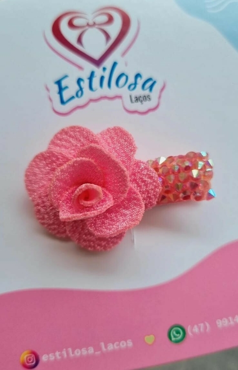 Hair clip Mini rosa