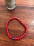 PULSERA OJO TURCO + CRISTALES ROJOS