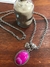COLLAR AGATA ROSA