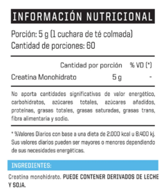 Creatina micronizada ENA Sport. 100% Pura en Doypack de 300g - comprar online