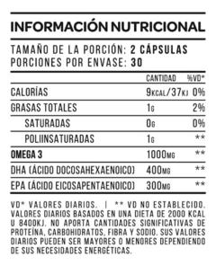 Omega 3 Fish Oil Star Nutrition Importado 60 Caps en internet