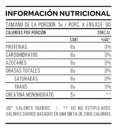 Creatina Star Nutrition 300 Gr -Monohidrato micronizada - Doypack en internet