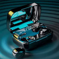 FONE DE OUVIDO SEM FIO 5.3 COM BLUETOOTH BATERIA RECARREGAVEL