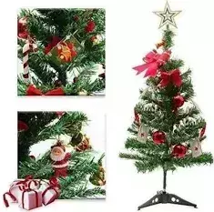 ÁRVORE DE NATAL 45CM VERDE 45 GALHOS