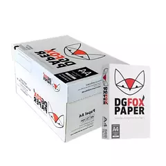 Resma com 500 folhas tamanho A4 DGFox 70g/m²