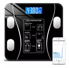 Balança Corporal Bioimpedância Profissional Bluetooth