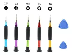 Kit 5 Chaves Precisão Conserto Celular Notebook Pc