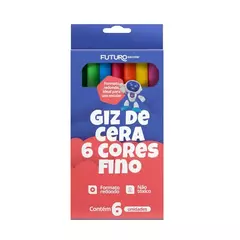 GIZ DE CERA 6 CORES FINO - comprar online