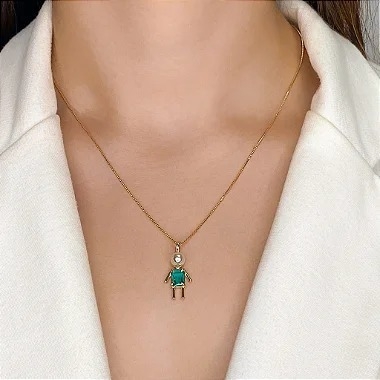 Colar Com Pingente Menino - comprar online