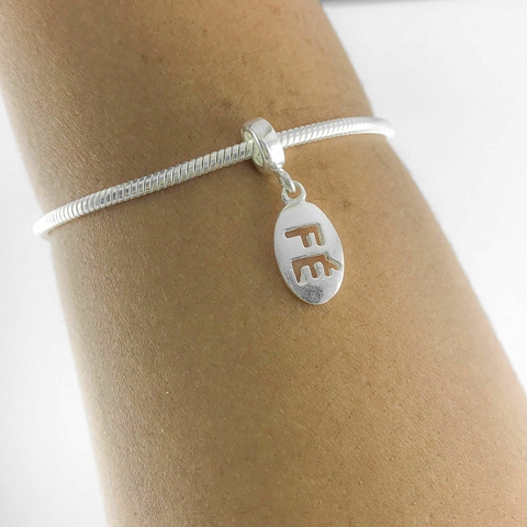 Pingente Prata 925 Berloque Fé - comprar online