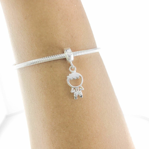 Pingente Prata 925 Berloque Menino - comprar online