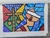 Justiça da Bel matos estilo Romero Brito pintura a óleo tamanho 1Mx70cm