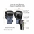 Luva Boxe Training - Tamanho: Preta e Cinza (12 OZ) na internet