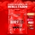 Pacote de Whey 100% Pure sabor Baunilha da Integralmedica, destacando informações nutricionais e opções de sabores.