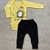 Conjunto Masculino Body e Calça Manga Longa Pinguim
