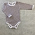 Body Feminino Manga Longa Listrado