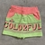 Conjunto Camiseta e Shorts Saia Neon na internet