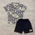 Conjunto Camisa e Bermuda Floral