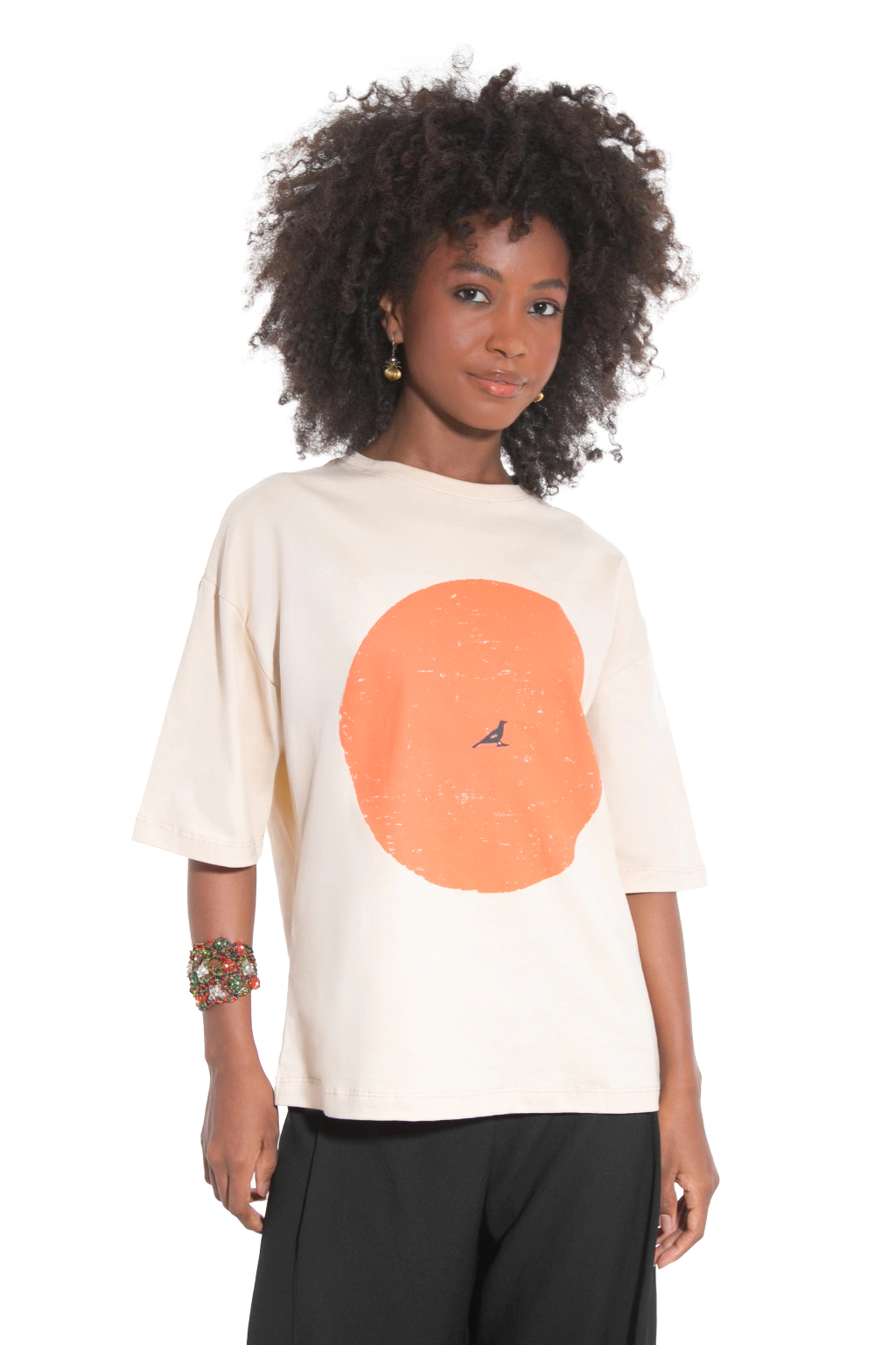 Camiseta Sol e Patativa Oversized