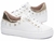 Tênis Feminino com material espumado para maior conforto, na cor Bege Torricella 5000-44A - comprar online