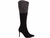 Bota Bico Fino Cano Alto com material espumado para maior conforto, na cor Preto Torricella 900-910A - CALÇADOS ARAUJO