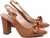 Imagem do Sapato Scarpin Chanel Revestida com Napa Caramelo e Taloneira Napa Caramelo Torricella 9200-108c