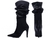 Imagem do Bota Franzida Feminina com material espumado para maior conforto, na cor Preto. Torricella 65072A