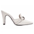 Sapato Scarpin Mule Revestida em Napa Off White e Taloneira Napa Preto. Torricella 67055C - loja online